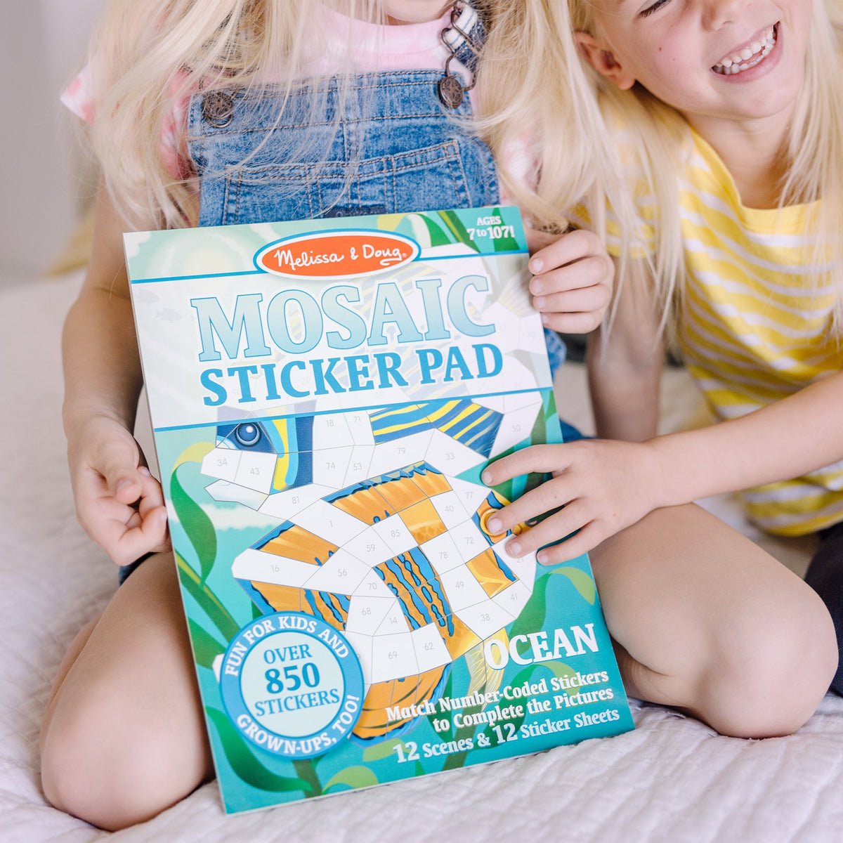 Educational Mosaic Sticker Pad - Ocean