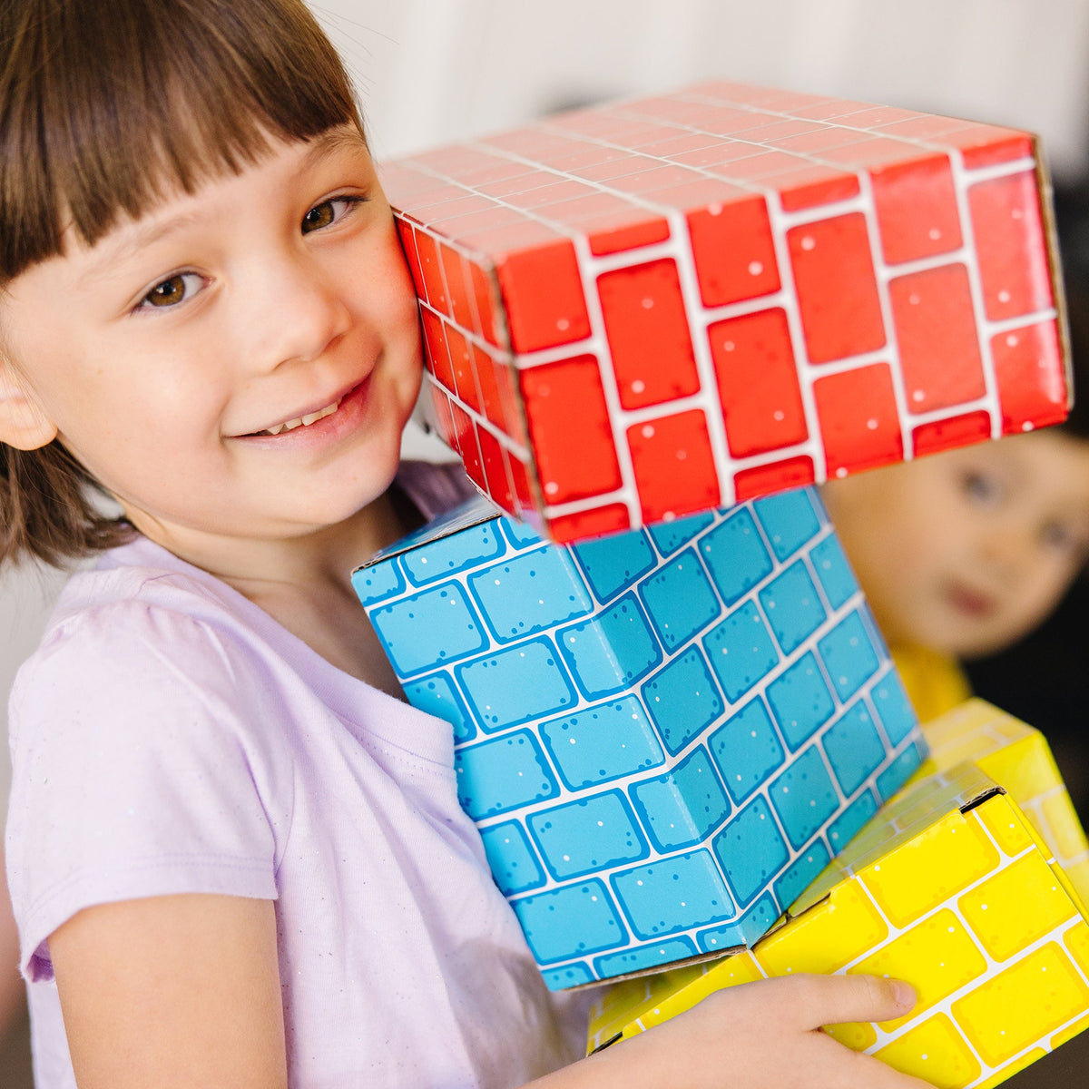 Educational Jumbo Cardboard Blocks - 24 Pieces