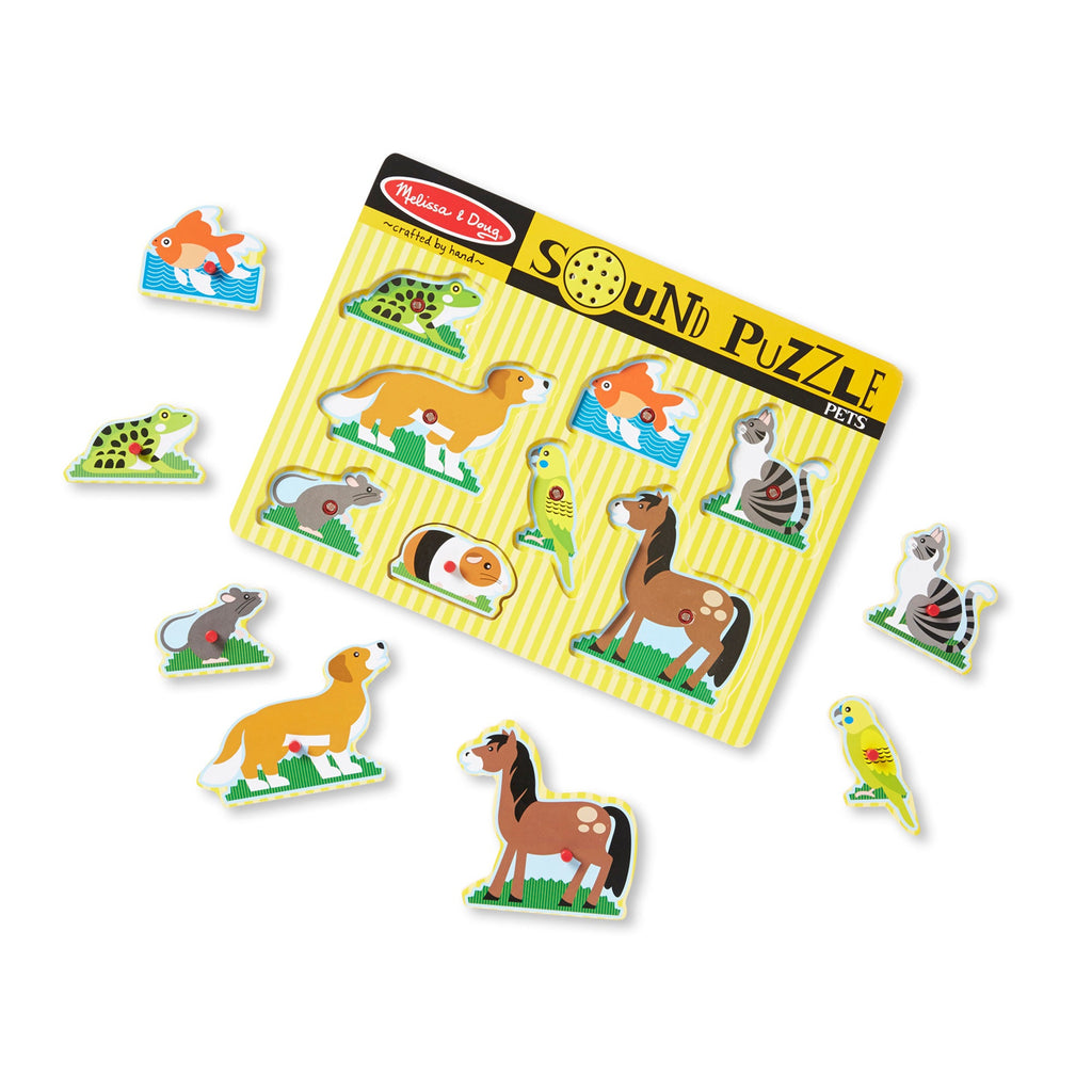 Educational Pets Sound Puzzle - 8 Pieces
