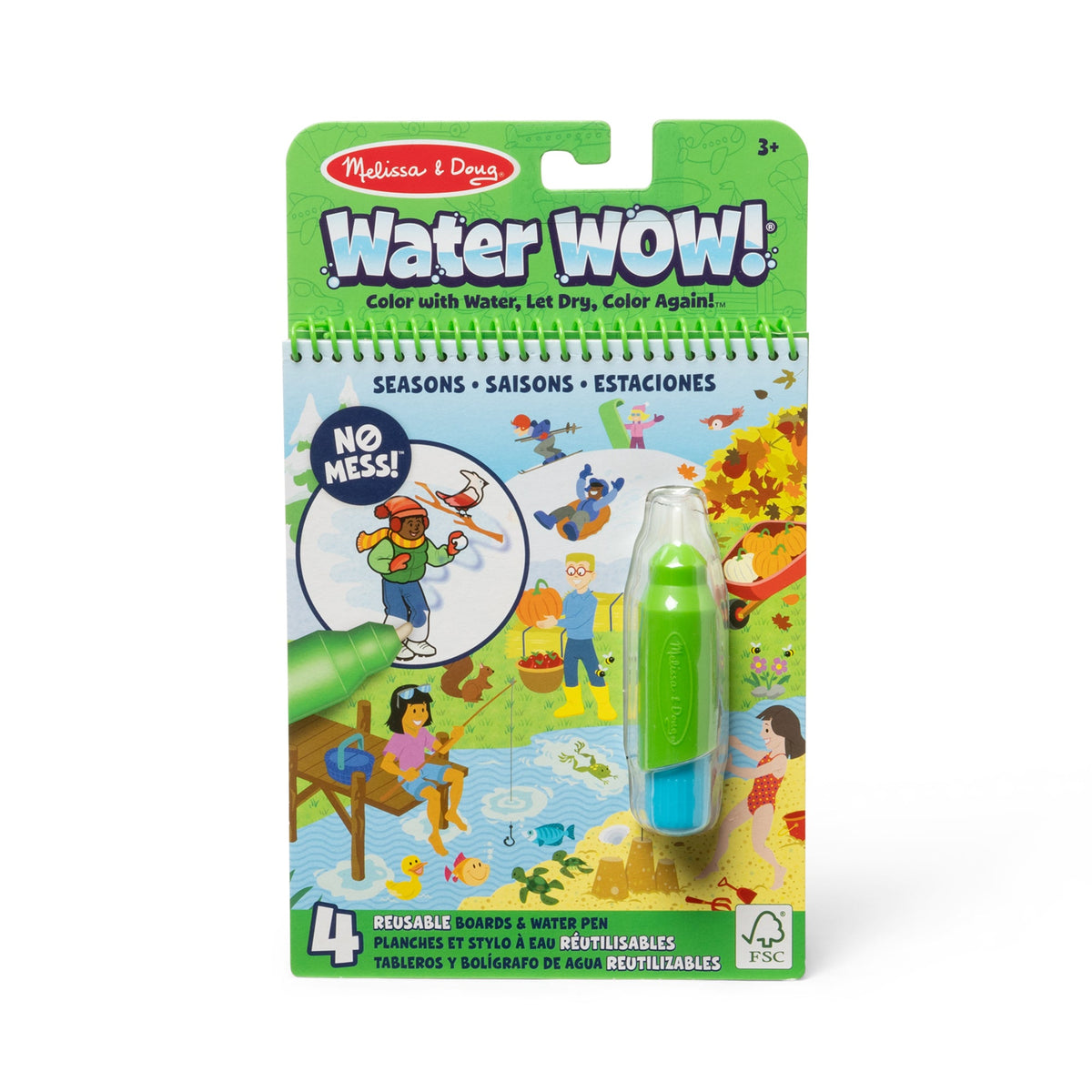 Educational Water WOW Water-Reveal Pad - Seasons