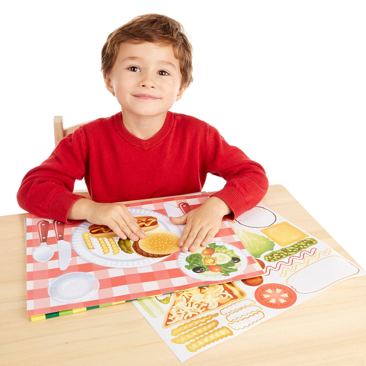 Educational Make-a-Meal Sticker Pad