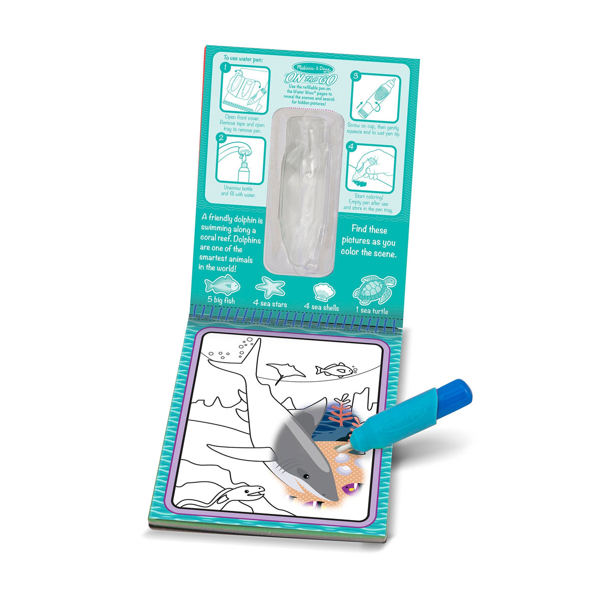 Educational Water Wow Water-Reveal Pad - Under the Sea