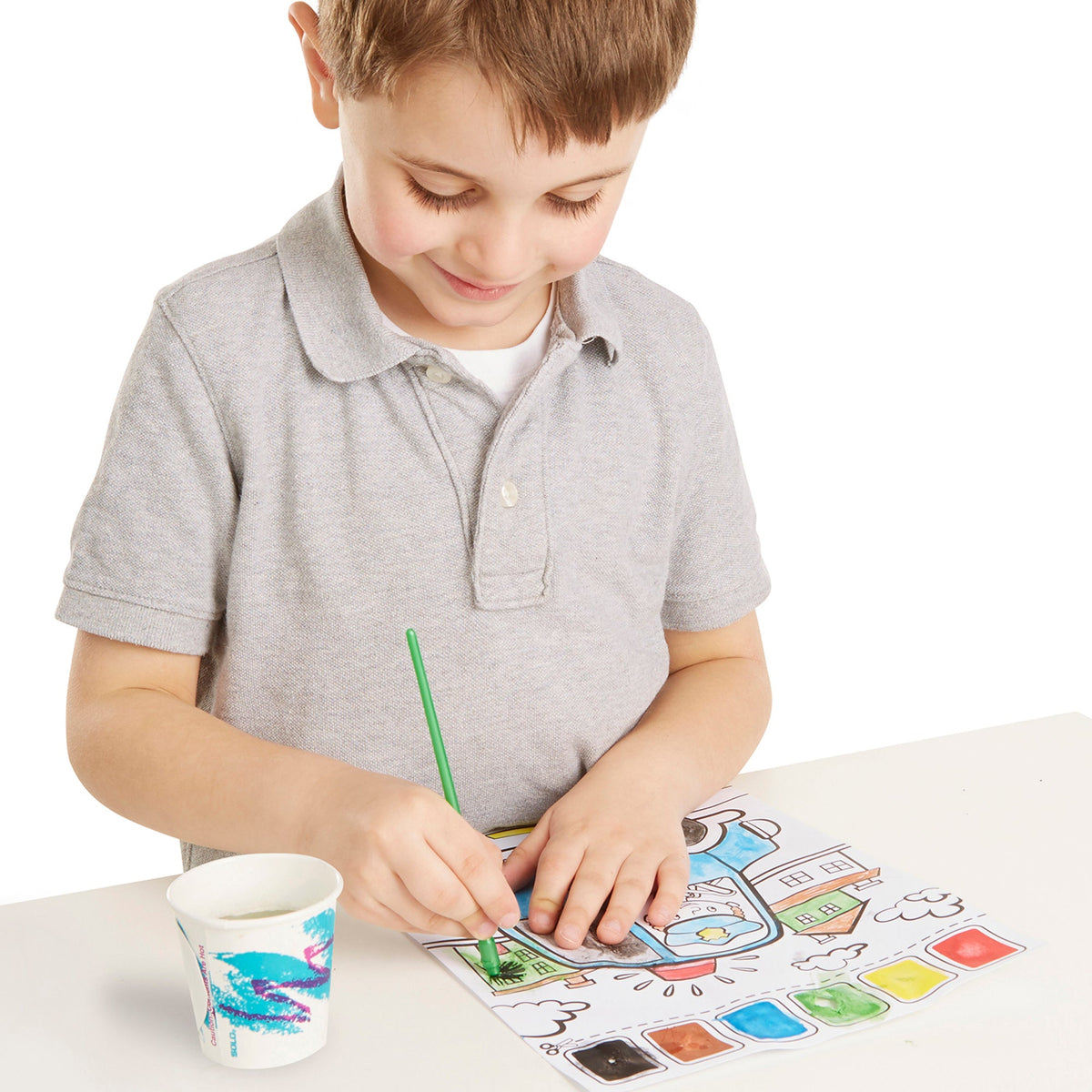 Educational Paint With Water - Vehicles