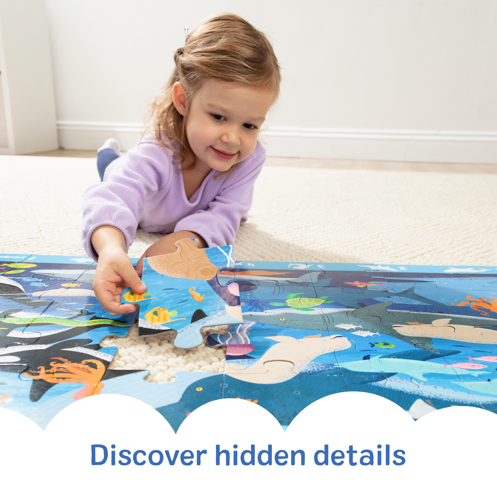 Educational Search & Find Beneath the Waves Floor Puzzle - 48 Pieces