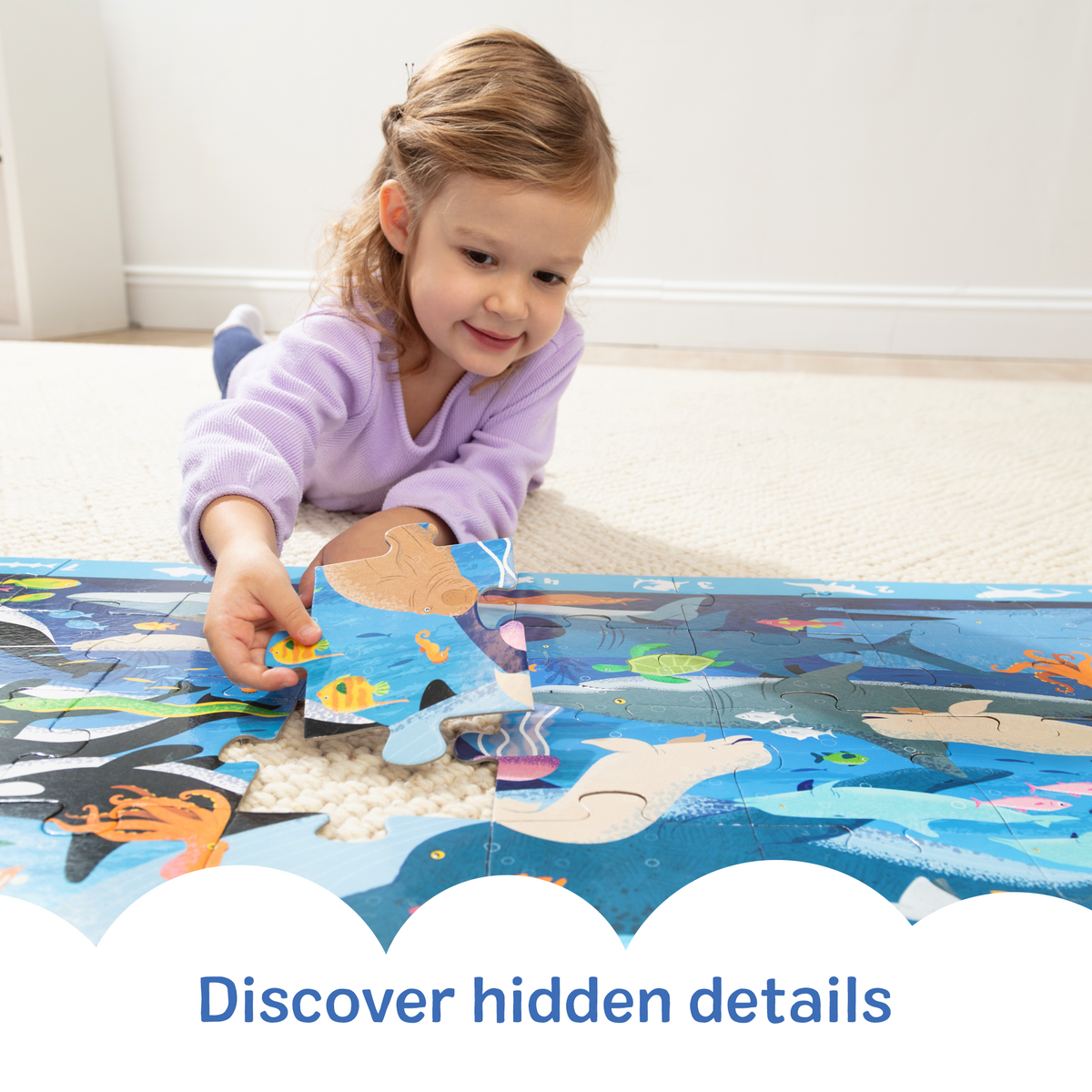 Educational Search & Find Beneath the Waves Floor Puzzle - 48 Pieces