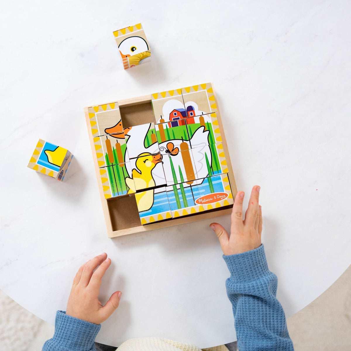 Educational Farm Cube Puzzle - 16 Pieces