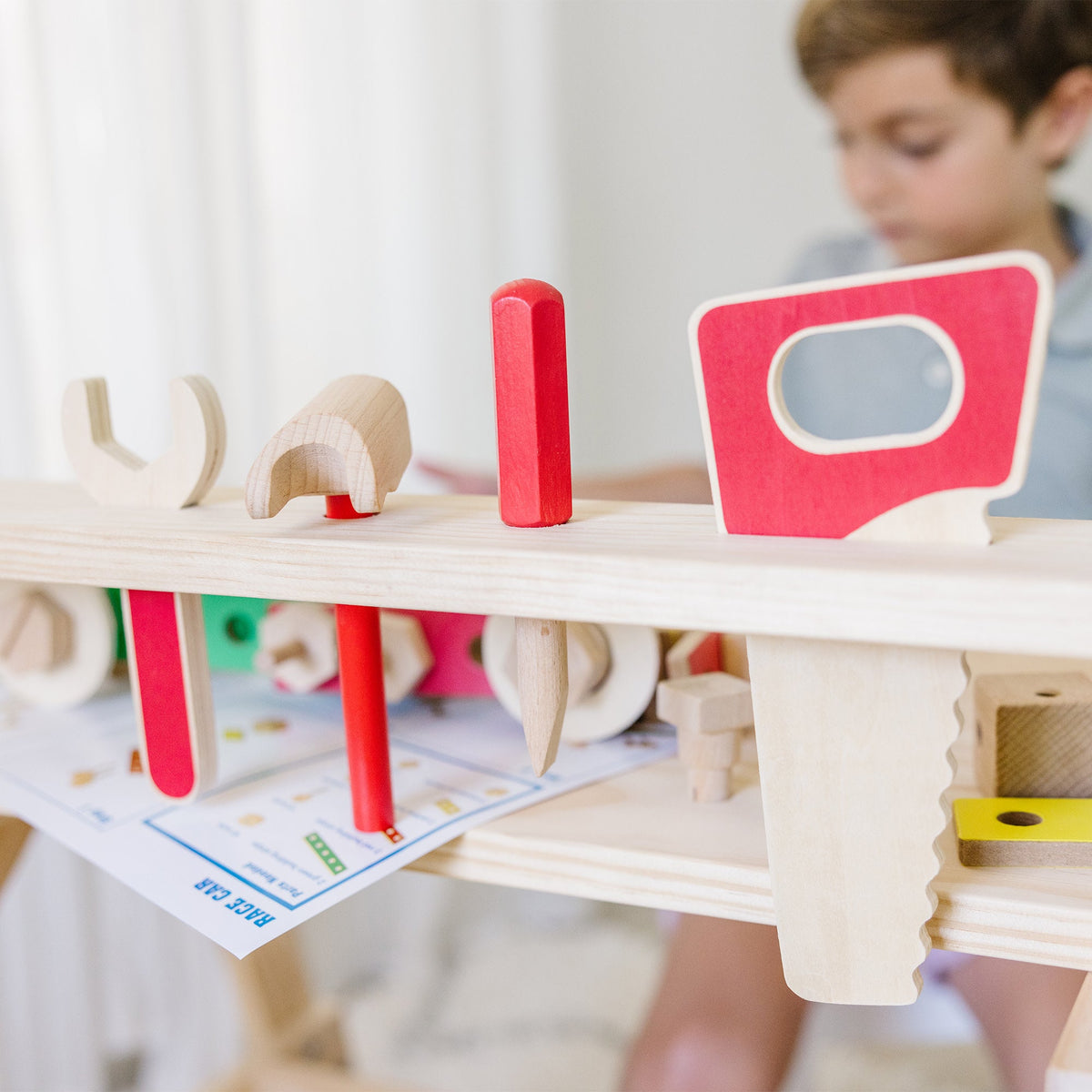 Educational Wooden Project Workbench