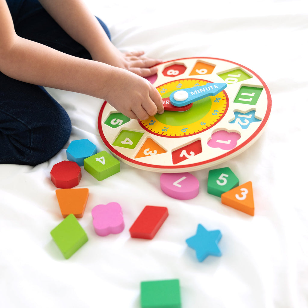 Educational Shape Sorting Clock