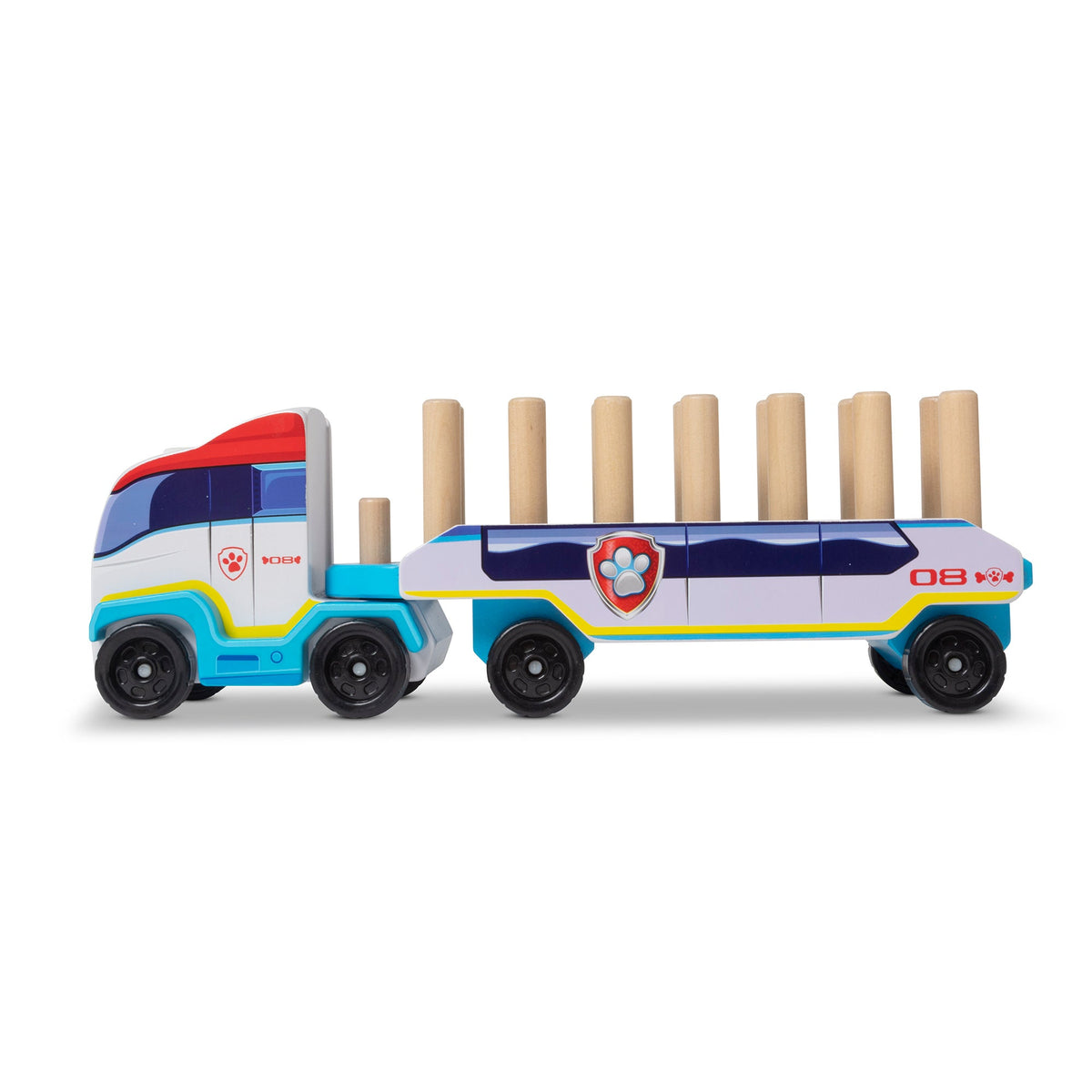 Educational PAW Patrol Wooden ABC Block Truck