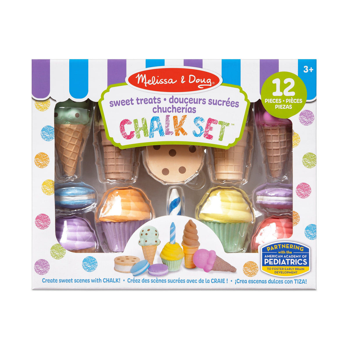 Educational Sweet Treats Chalk Set