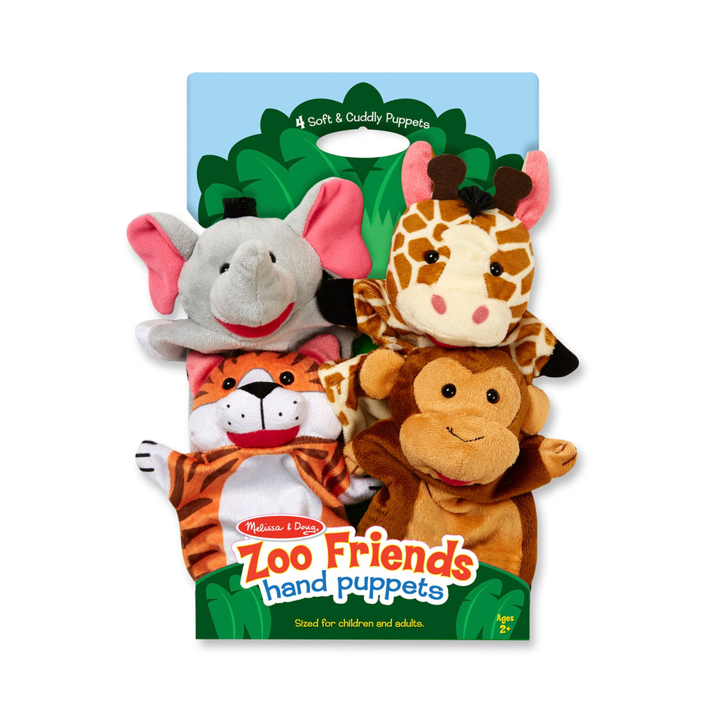Educational Zoo Friends Hand Puppets