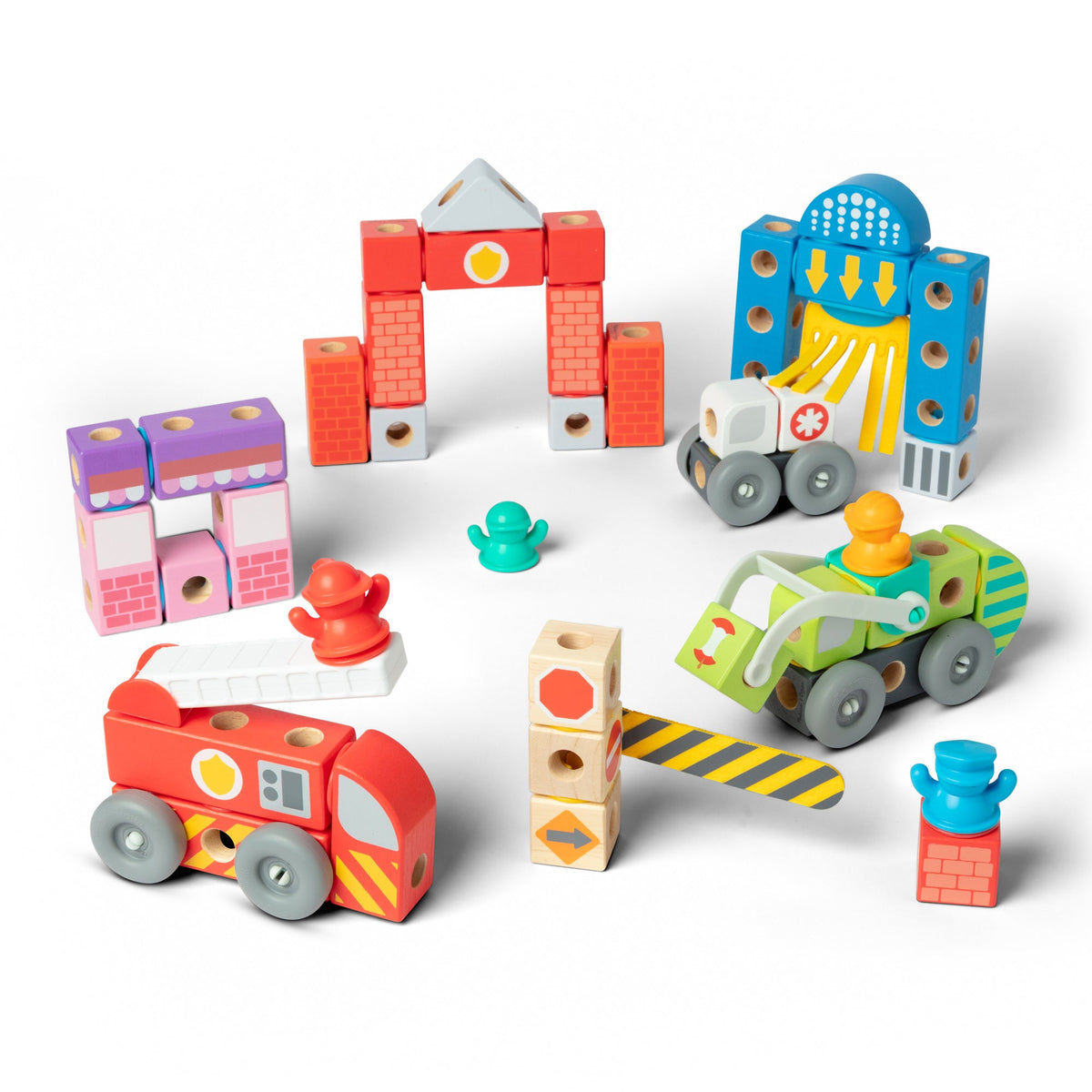 Educational Blockables City Deluxe Play Set