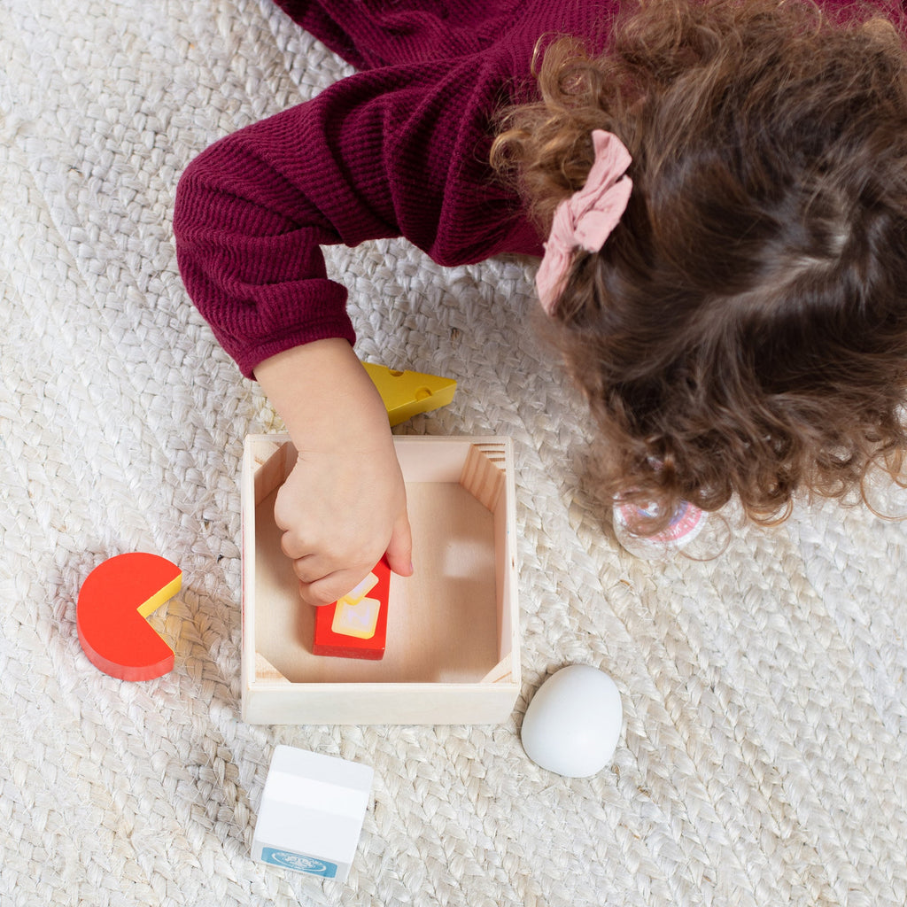 Educational Wooden Food Groups Play Set Dairy