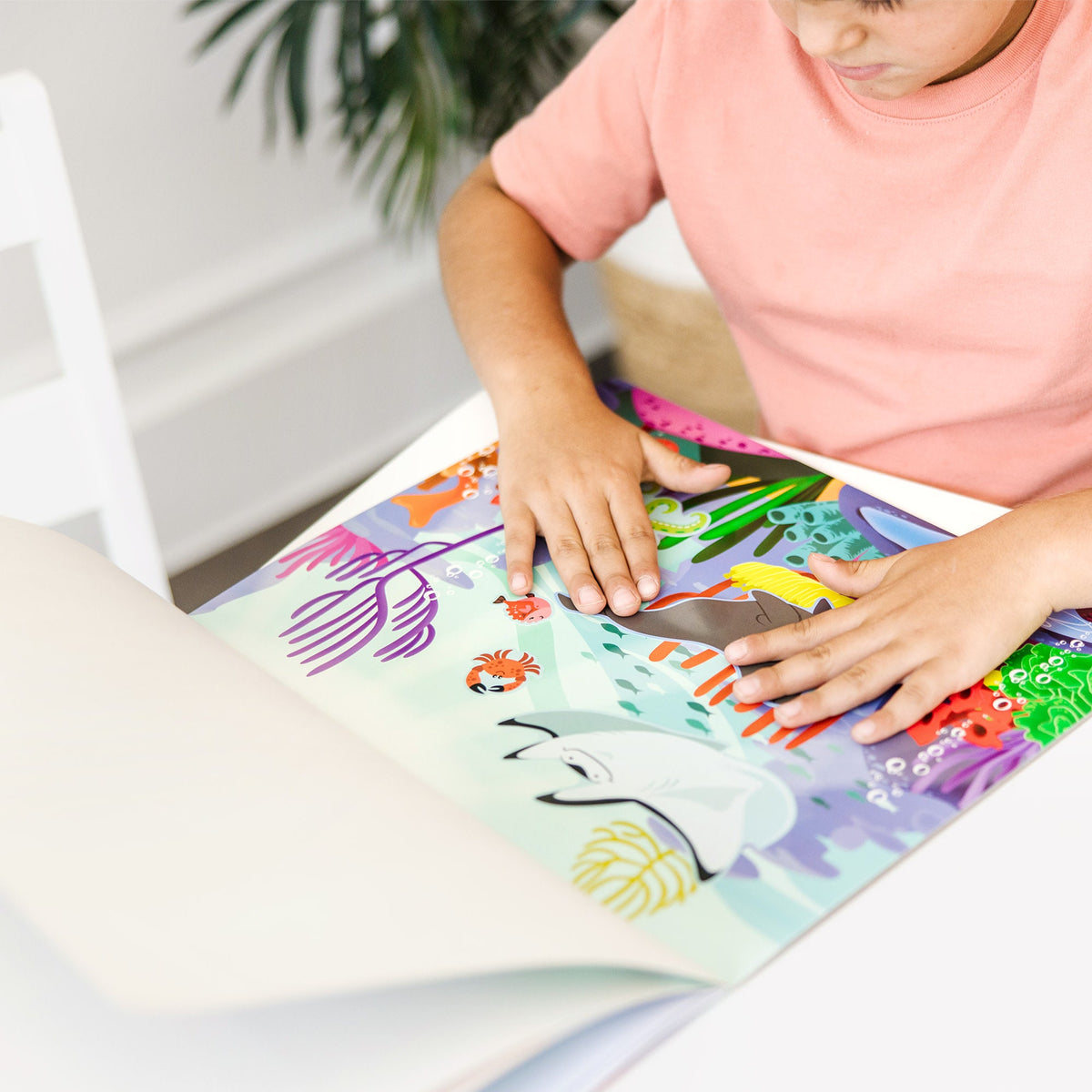Educational Reusable Sticker Pad - Under the Sea
