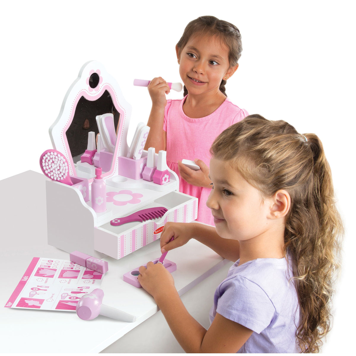 Educational Wooden Beauty Salon Play Set
