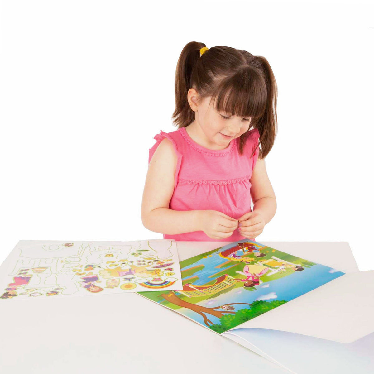 Educational Reusable Sticker Pad - Princess Castle