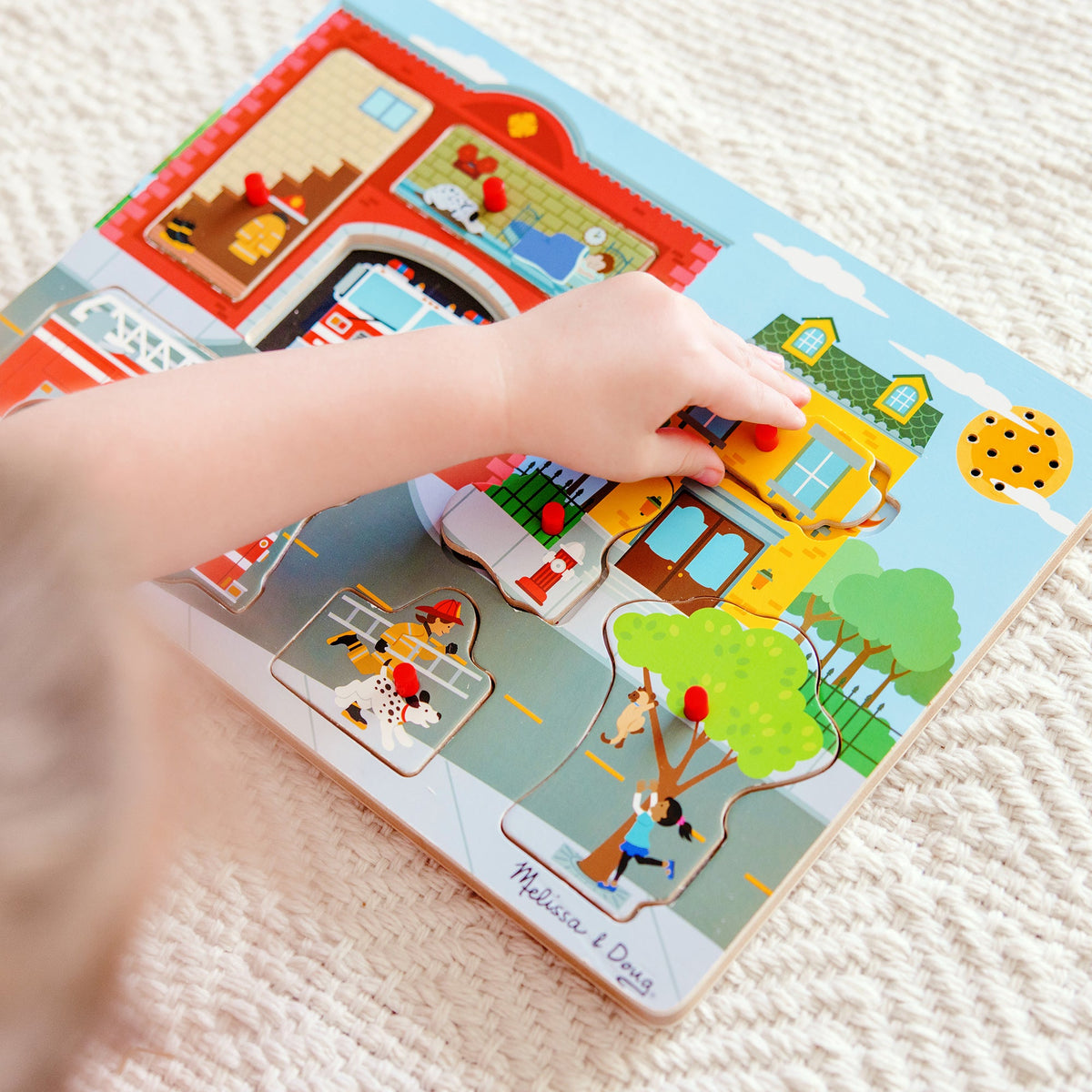 Educational Around the Fire Station Sound Puzzle - 8 Pieces
