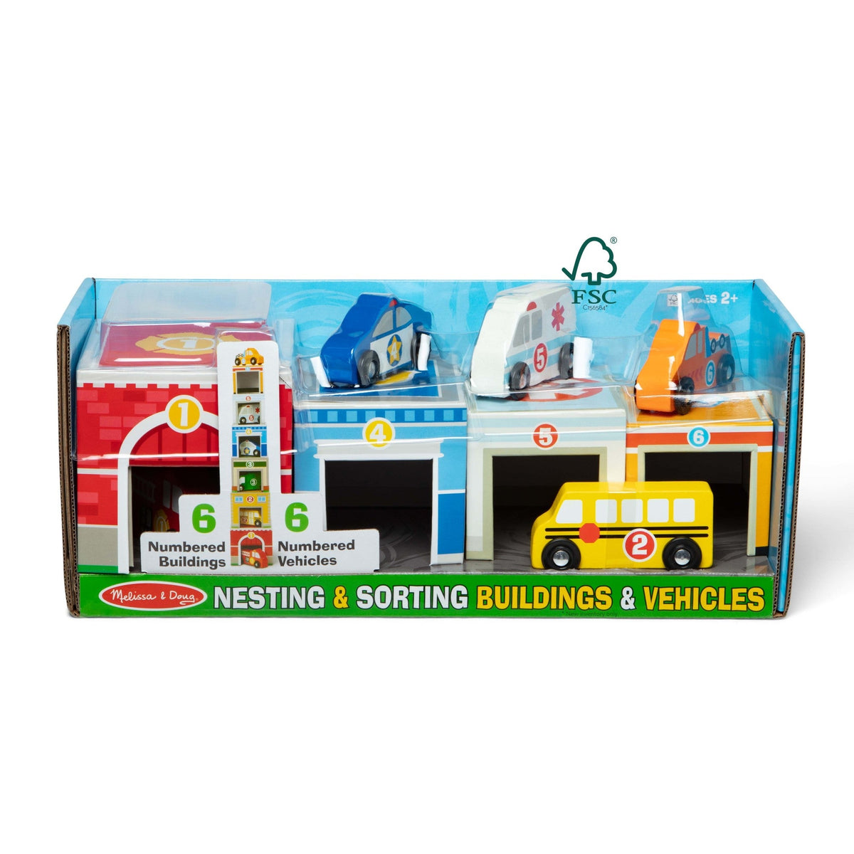 Educational Nesting & Sorting Buildings & Vehicles