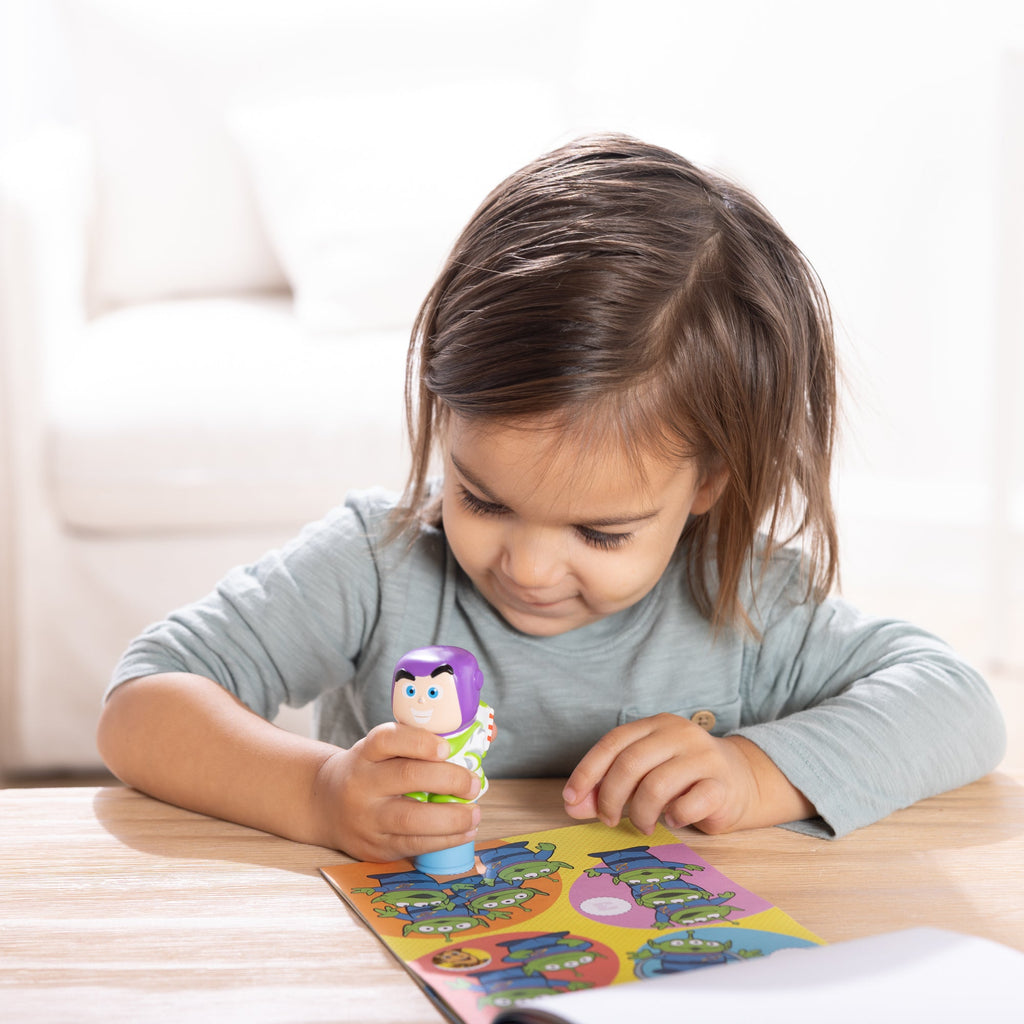 Educational Sticker WOW Disney Toy Story Buzz Lightyear Bundle Activity Pad & Sticker Stamper Mini Activity Pad and 200 Refill Stickers