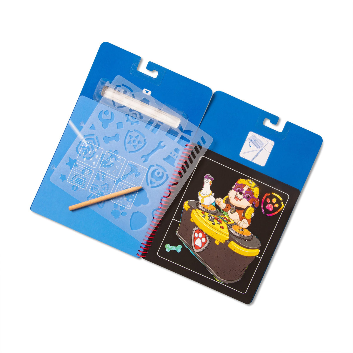 Educational PAW Patrol Scratch Art Pad - Chase