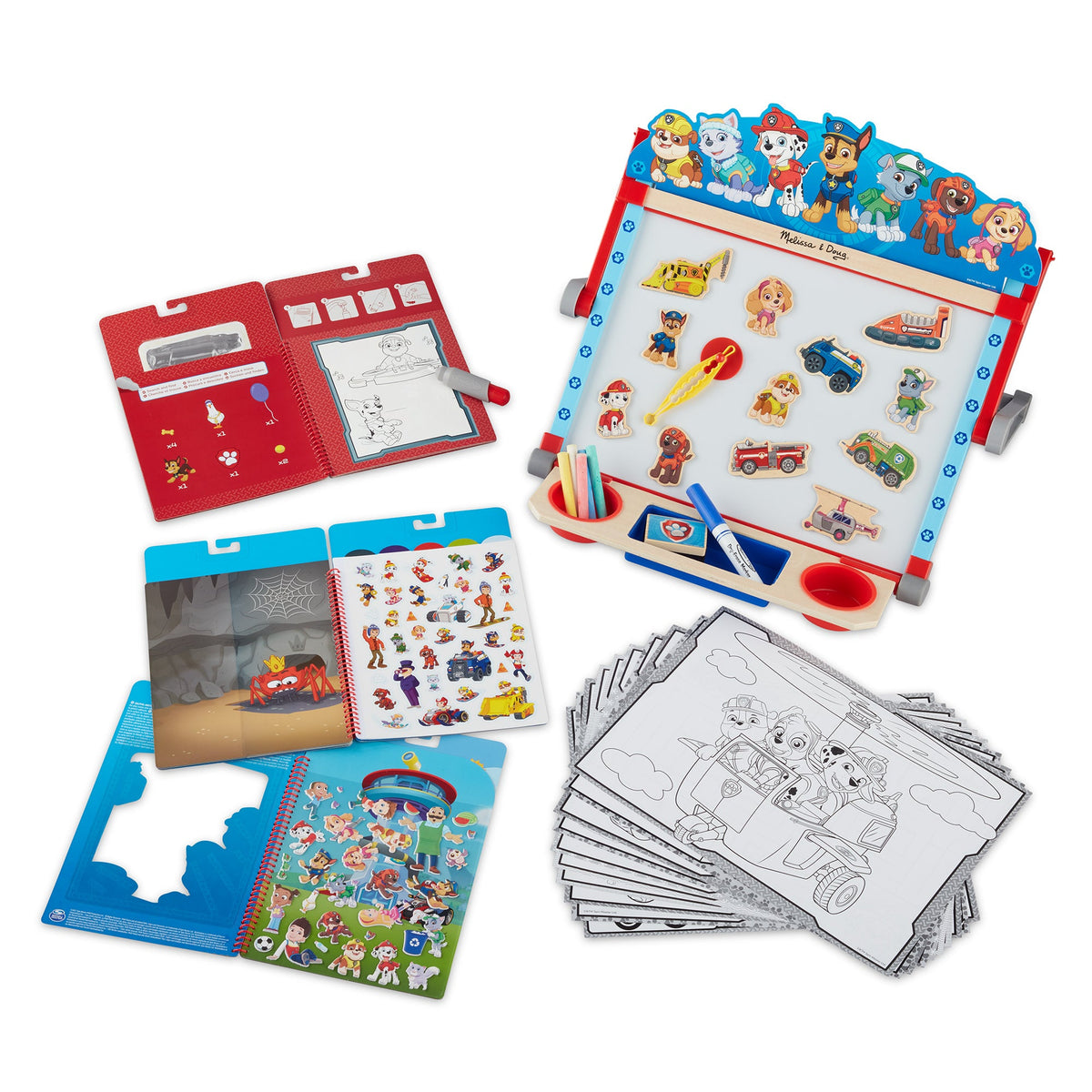 Educational PAW Patrol Wooden Tabletop Art Center