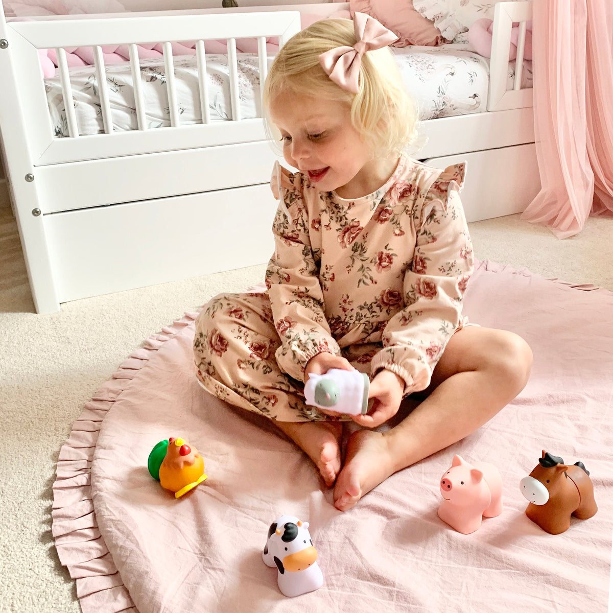 Educational Pop Blocks Farm Animals