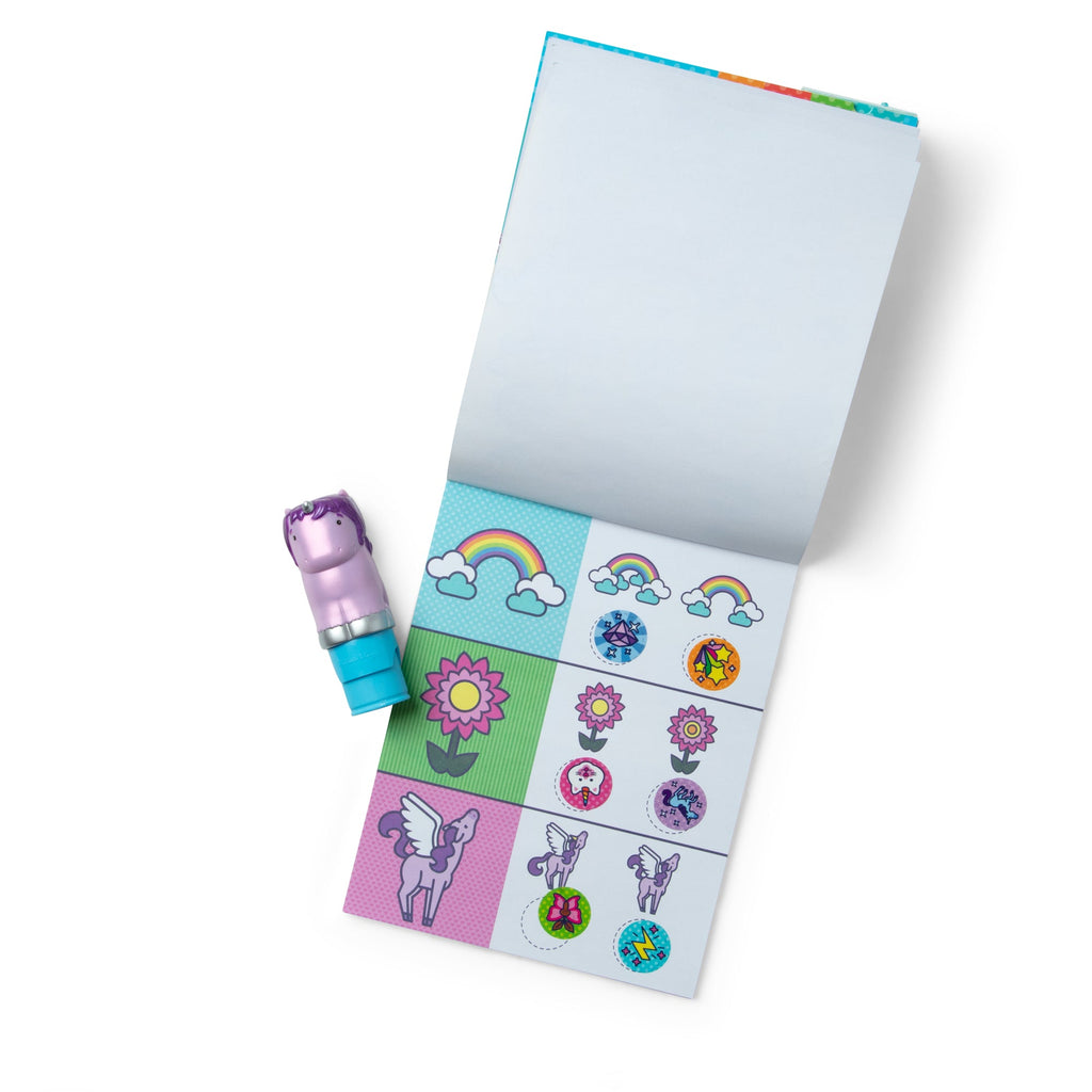 Educational Sticker WOW Activity Pad & Sticker Stamper - Purple Unicorn