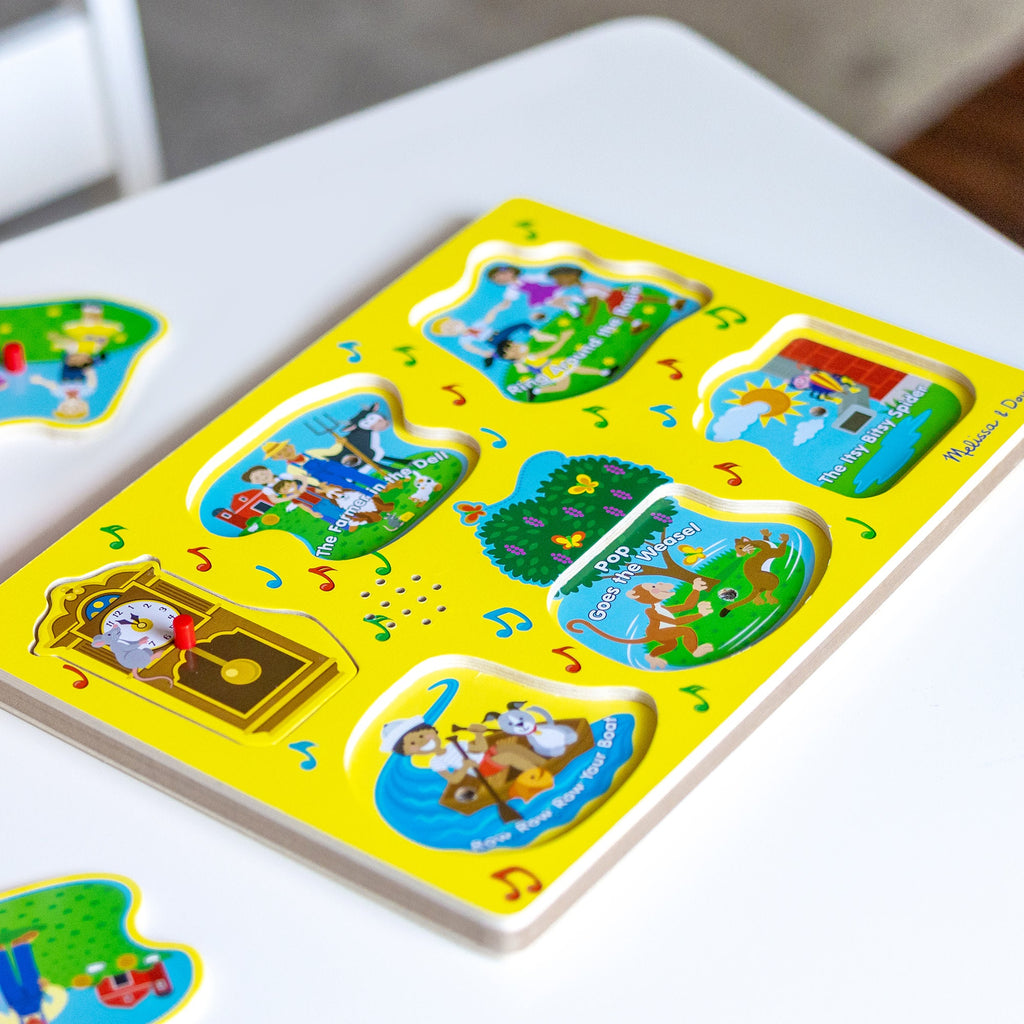 Educational Nursery Rhymes 1 Sound Puzzle - 6 PIeces