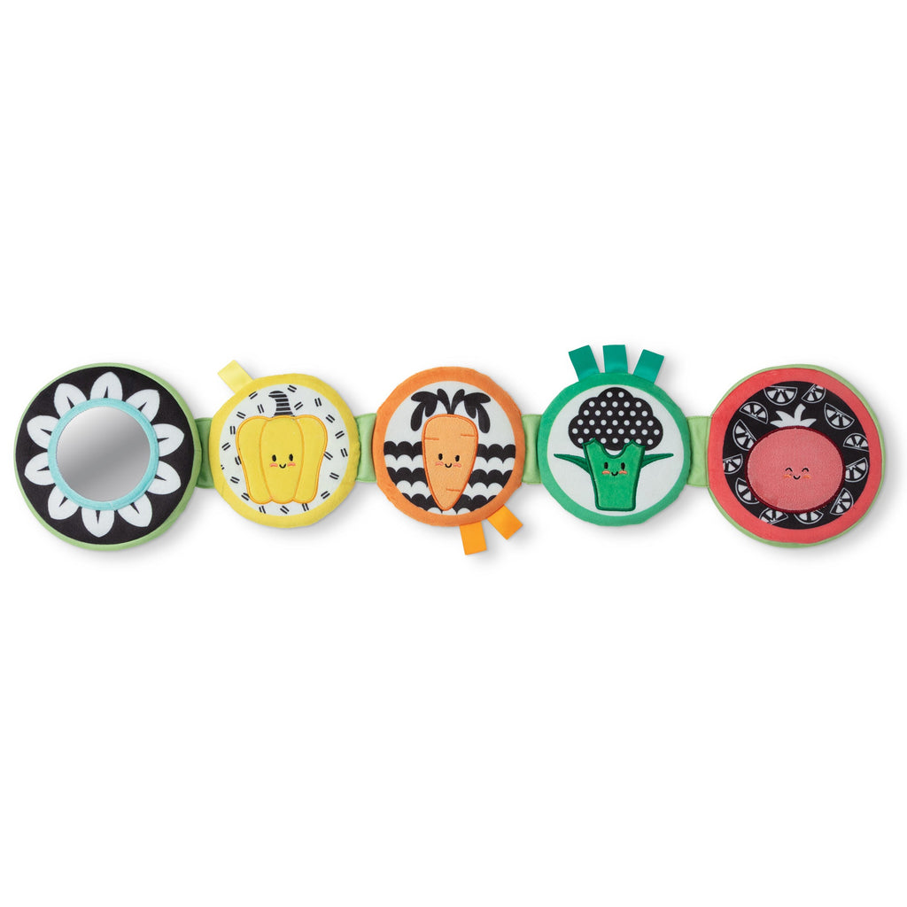 Educational Farmers Market Tummy Time Roller Toy