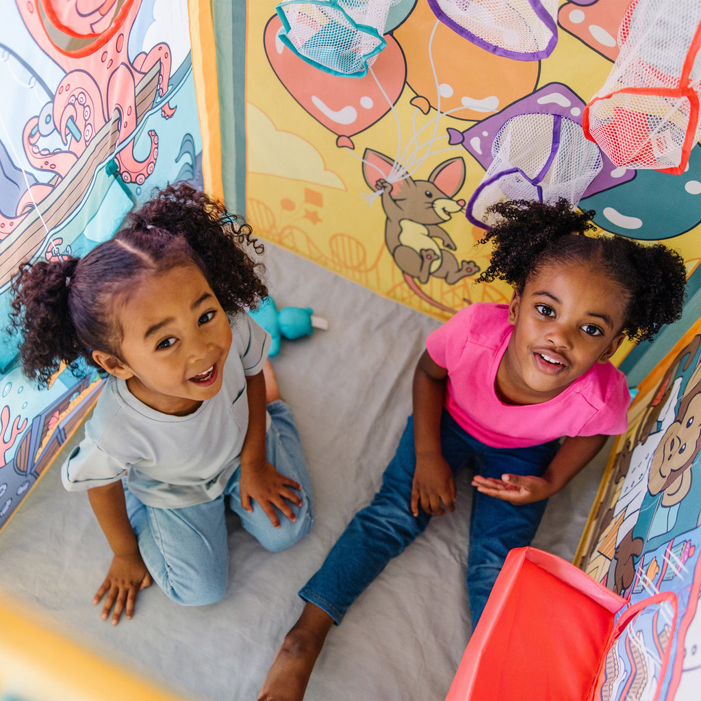 Educational Fun at the Fair Game Center Play Tent