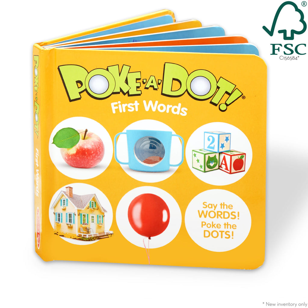 Educational Poke-a-Dot First Words Board Book