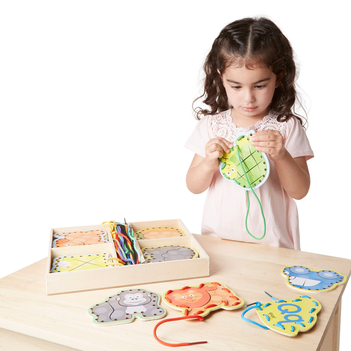 Educational Alphabet Lacing Cards