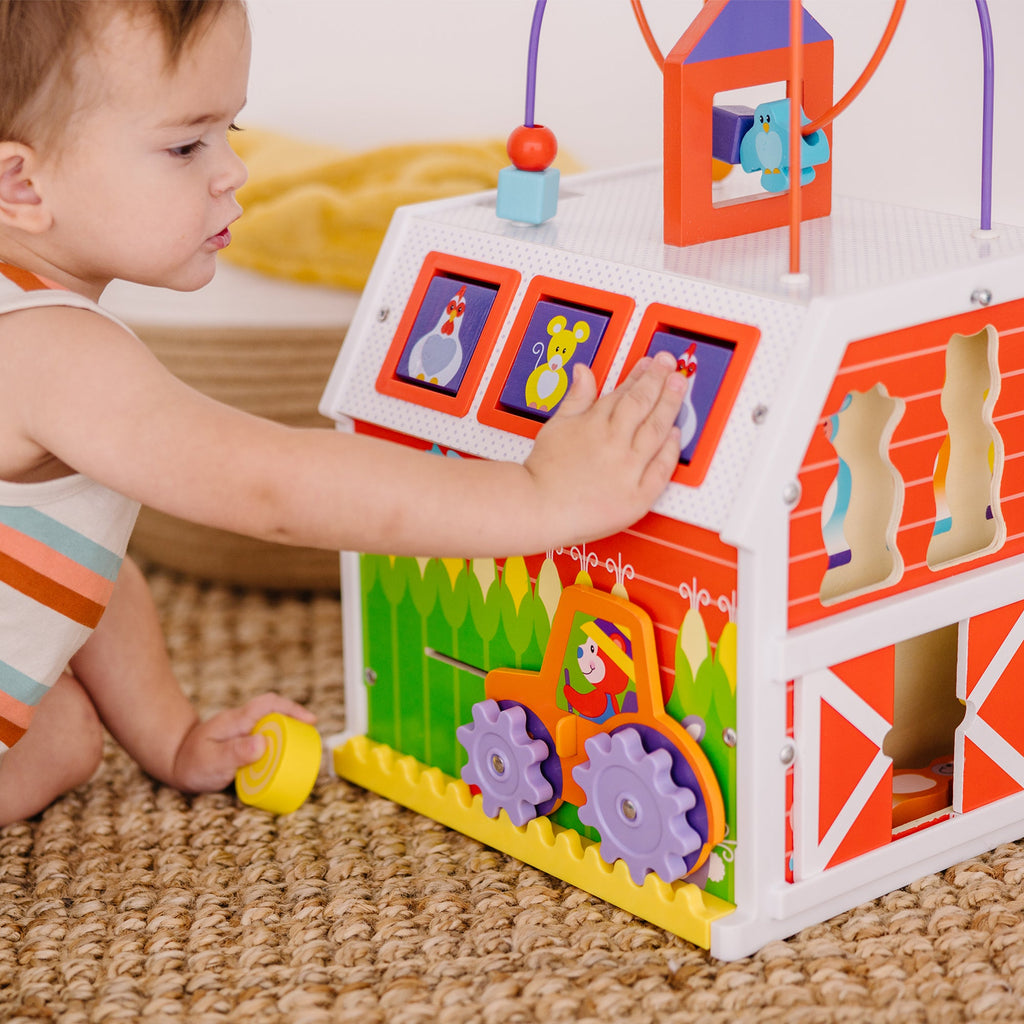 Educational First Play Slide Sort & Roll Activity Barn