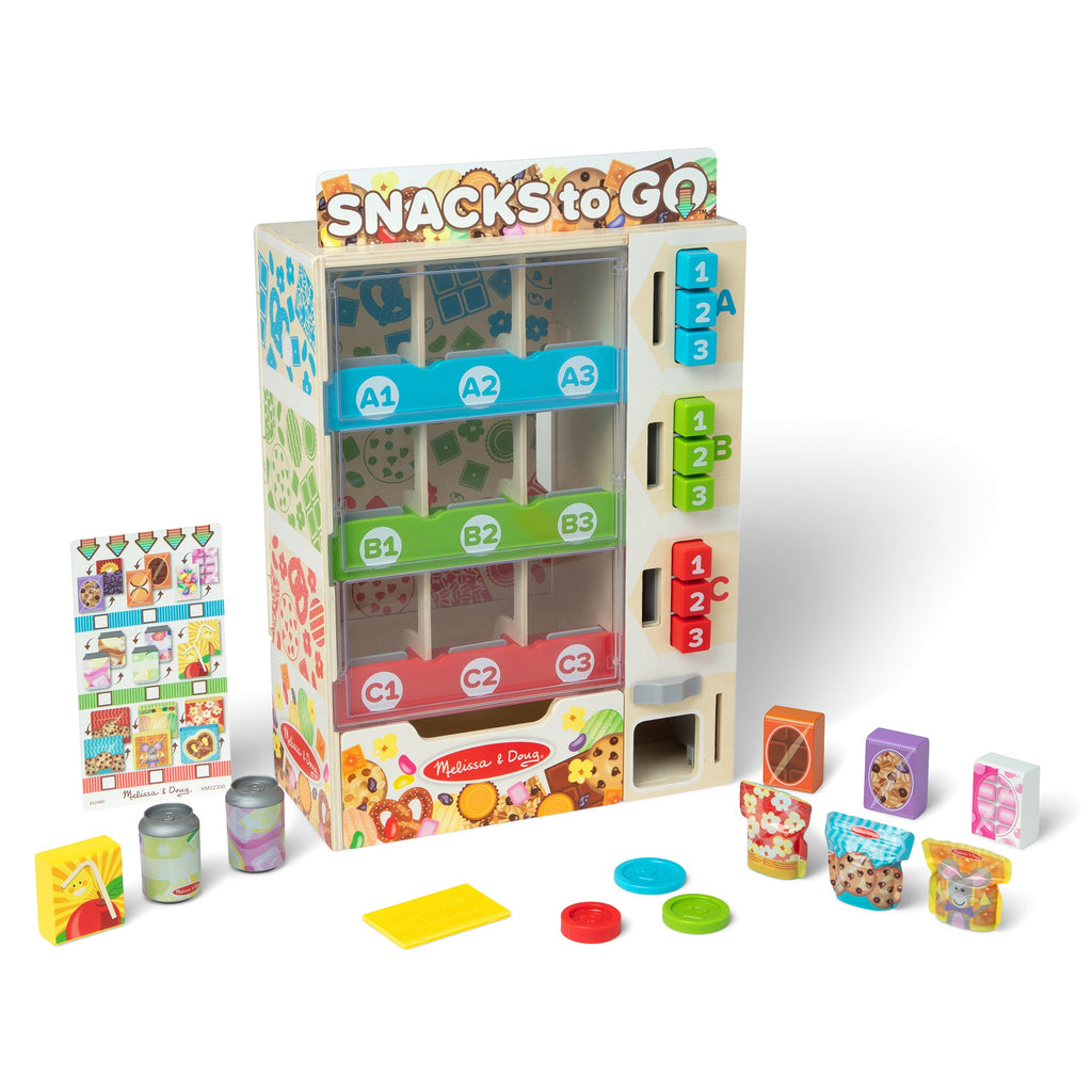 Educational Sort Stock Select Wooden Vending Machine Play Set