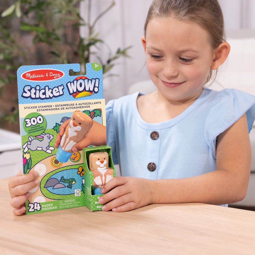 Educational Sticker WOW Activity Pad & Sticker Stamper - Bunny
