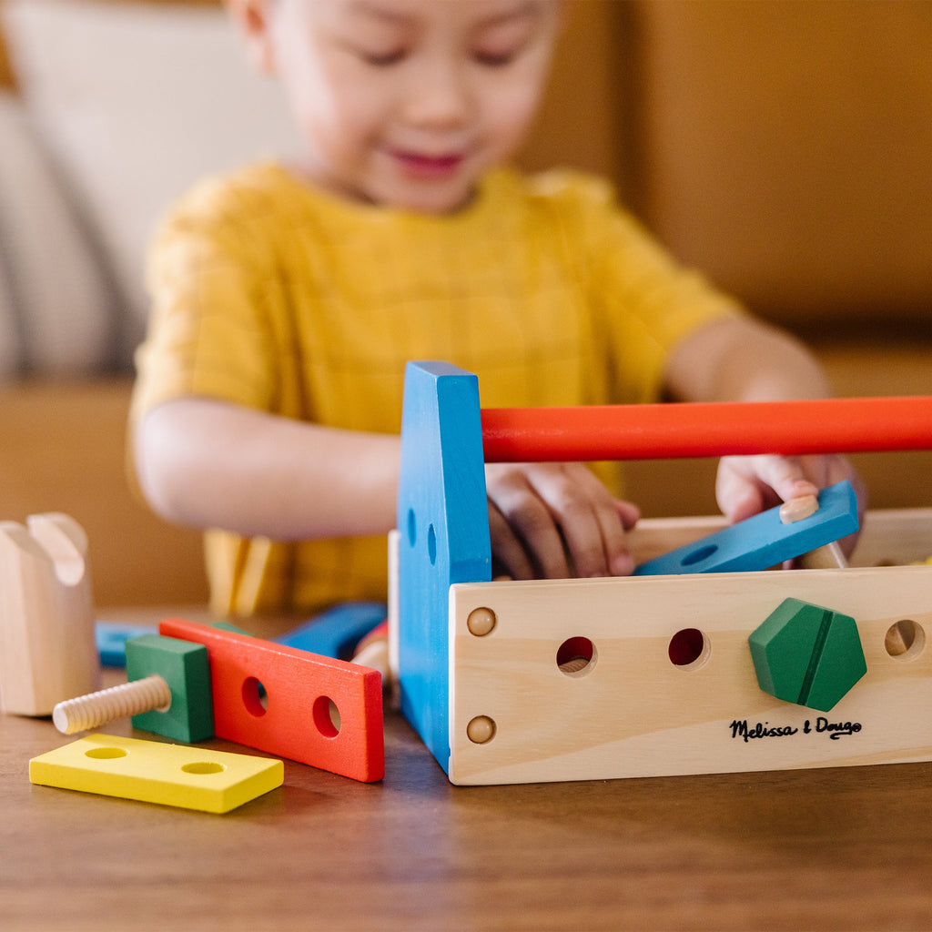 Educational Wooden Take-Along Tool Kit