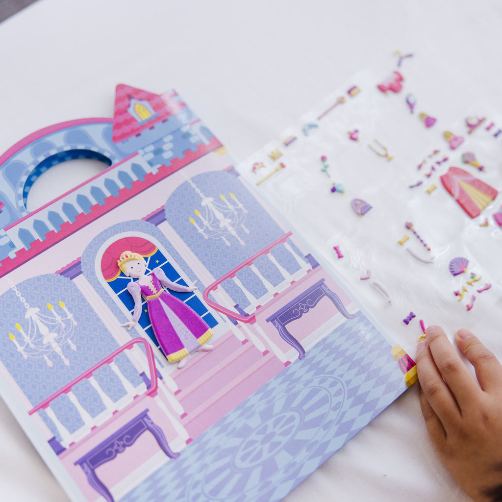 Educational Puffy Sticker Play Set - Princess