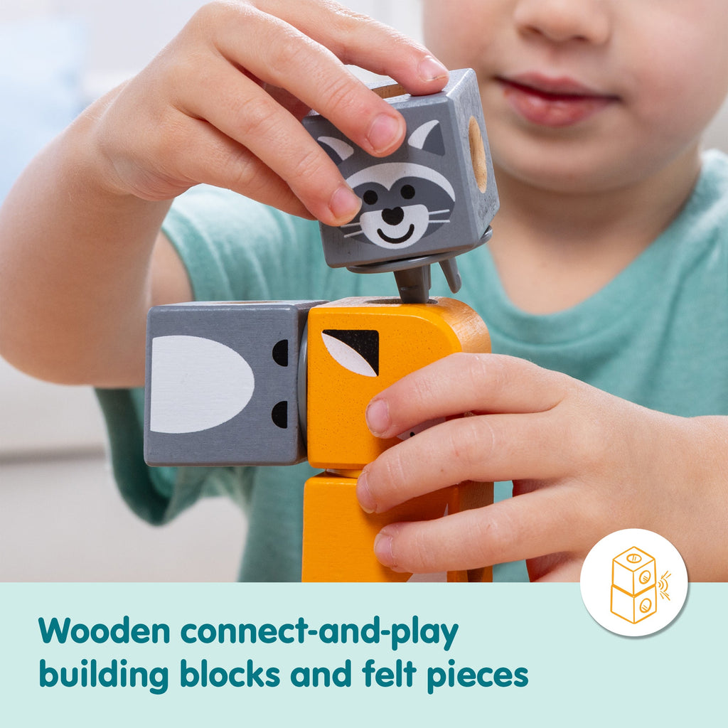 Educational Blockables Woodland Friends Play Set