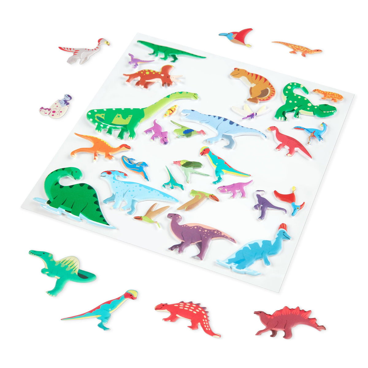 Educational Puffy Sticker Play Set - Dinosaur