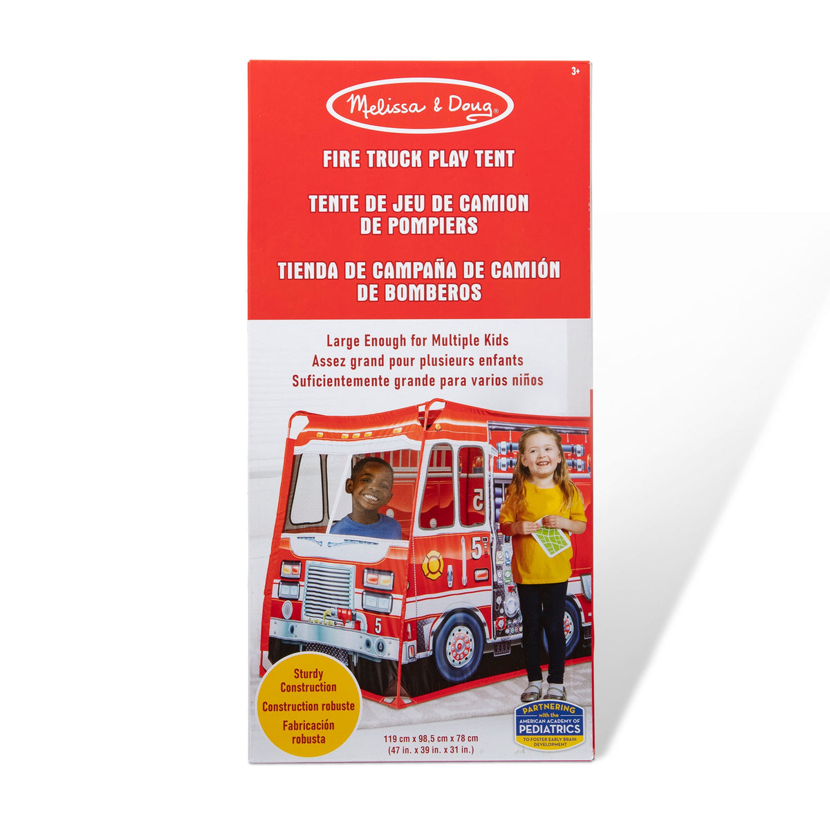 Educational Fire Truck Play Tent