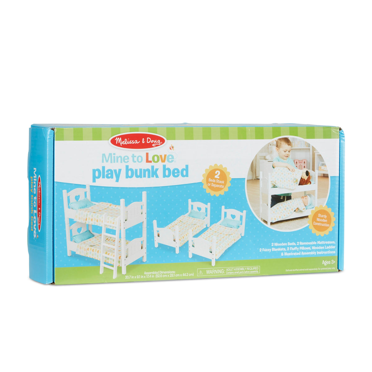 Educational Mine to Love Play Bunk Bed