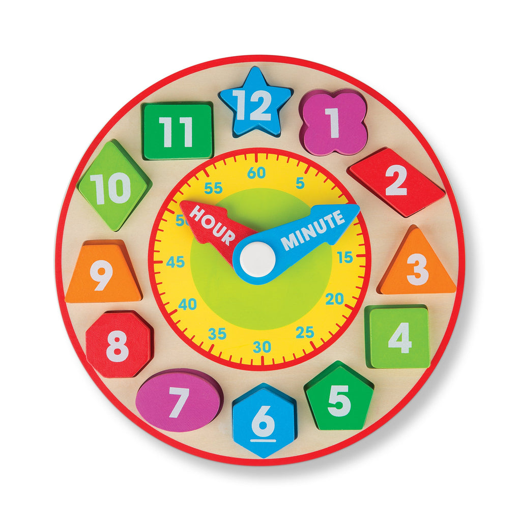 Educational Shape Sorting Clock