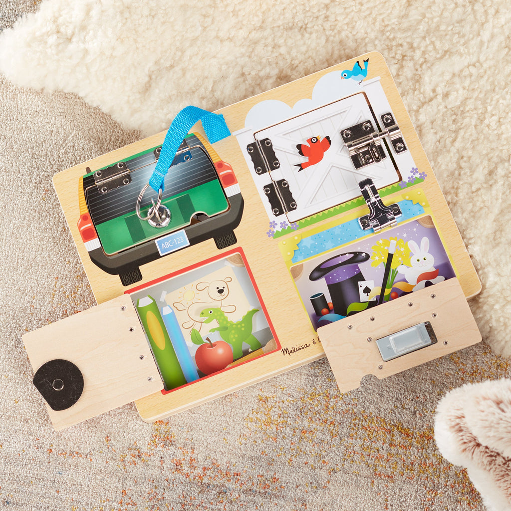 Educational Locks & Latches Board