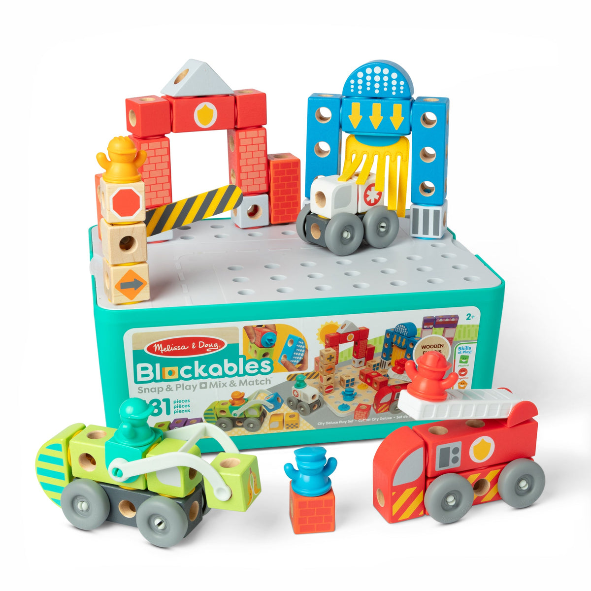 Educational Blockables City Deluxe Play Set