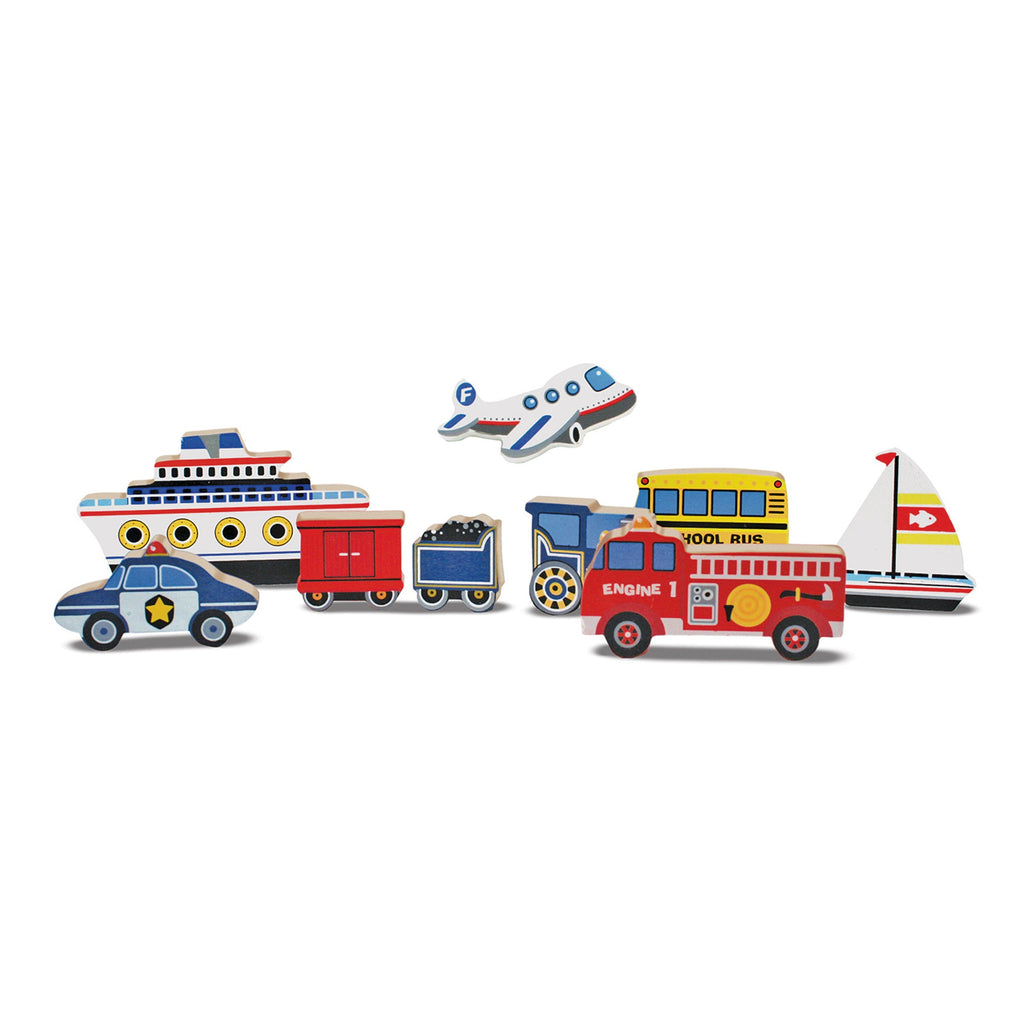 Educational Vehicles Chunky Puzzle - 9 Pieces