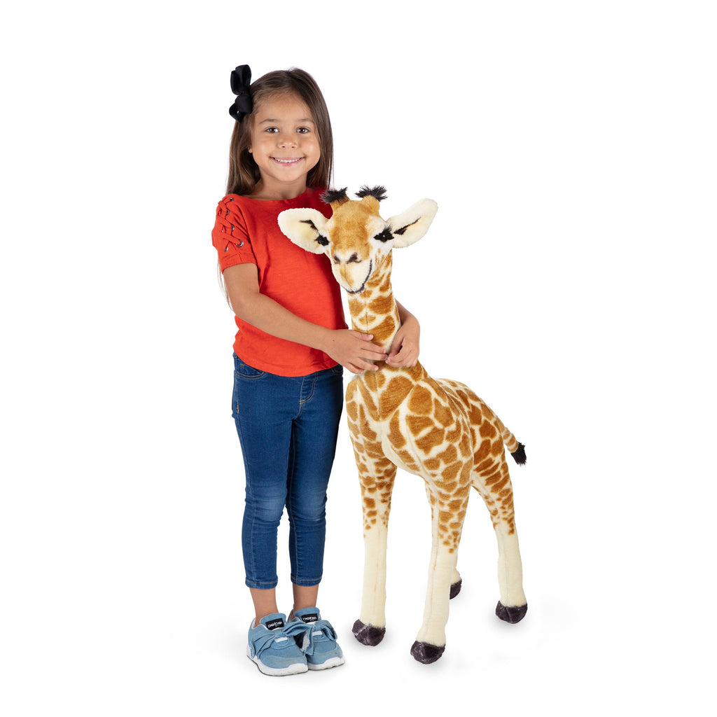 Educational Lifelike Plush Baby Giraffe