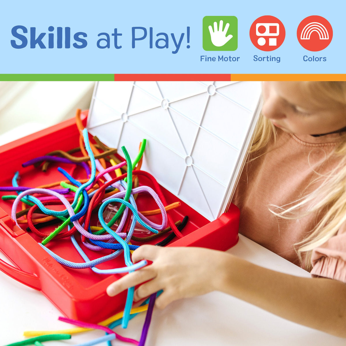 Educational Rainbow Cord Picture and Pattern Maker
