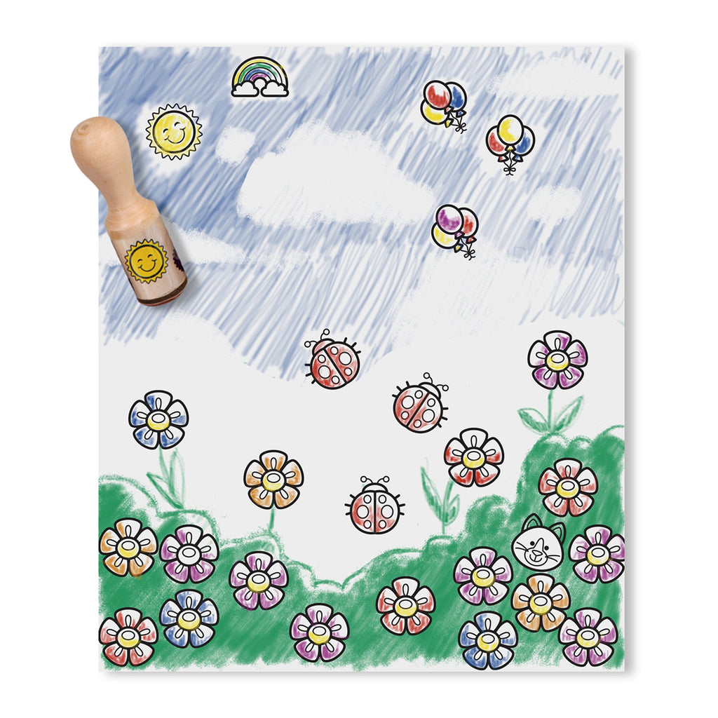 Educational Deluxe Happy Handle Stamp Set