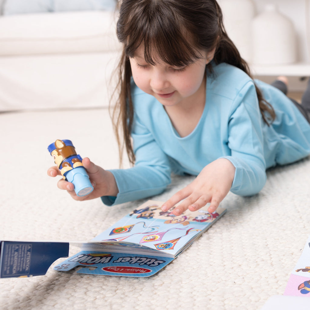 Educational Sticker WOW PAW Patrol Chase Bundle Activity Pad & Sticker Stamper Mini Activity Pad and 200 Refill Stickers
