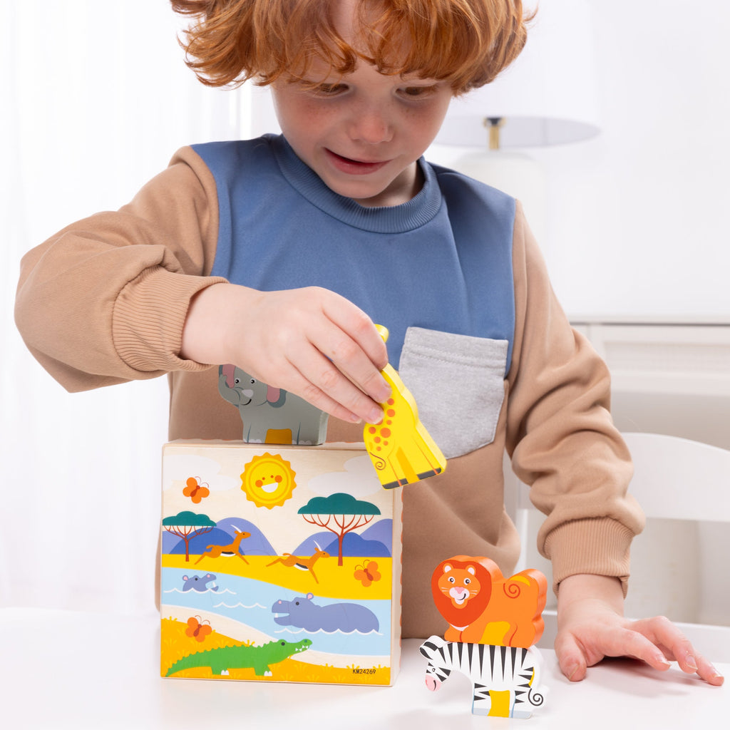 Educational Wooden Animal Matching - Safari
